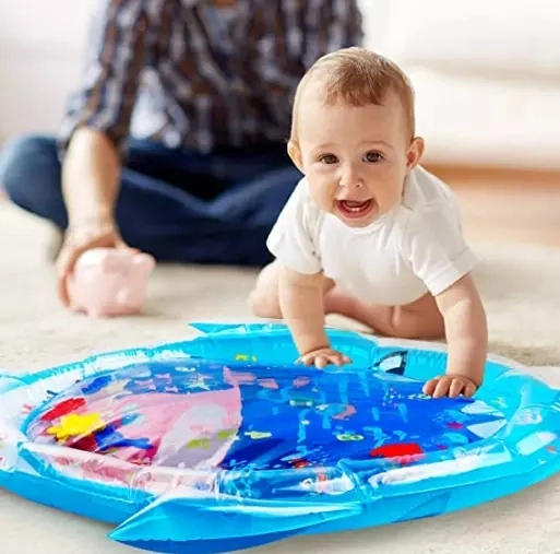 Inflatable Shark Shape Baby Water Play Game Pad Paddling Mat