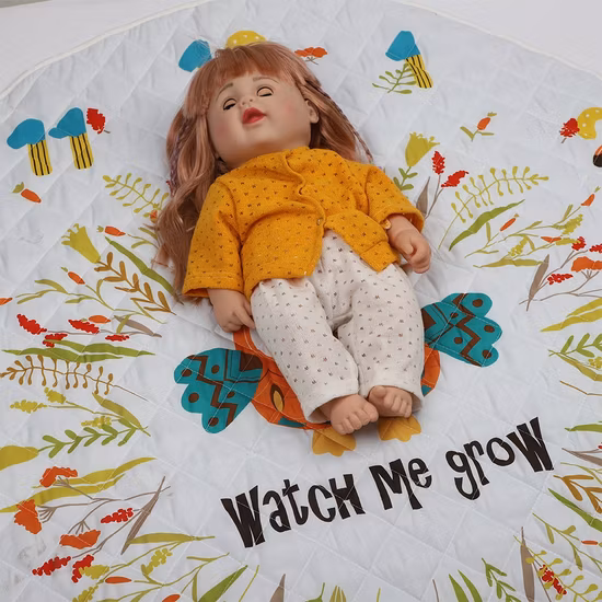 다기능 안전 크롤링 편안한 바닥 아기 면 놀이 매트