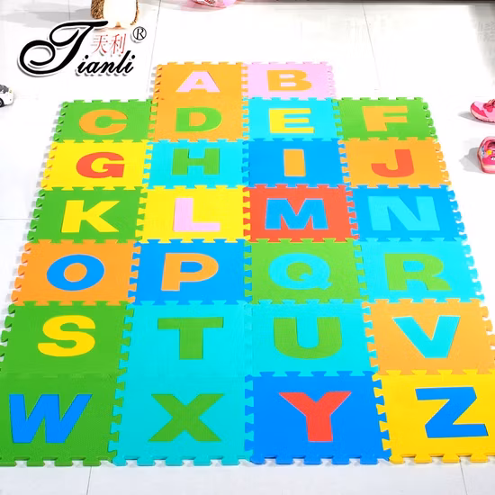 아이 퍼즐 매트 아기 거품 놀이 매트 모양 일치 귀여운 동물