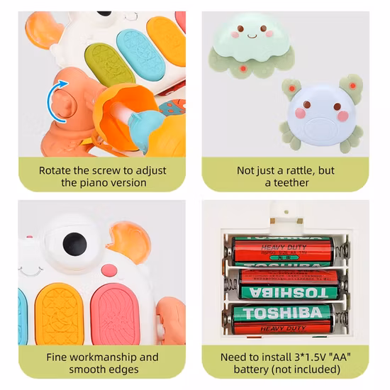 최신 디자인 아기 페달 뮤지컬 매트 피아노 Playmat 아기 피아노 놀이 매트 아기 체육관 놀이 매트 음악 아기 놀이 매트 아기 어린이