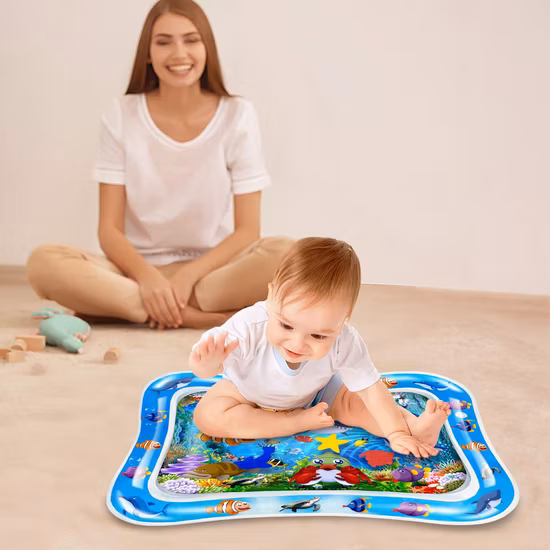 풍선 어린이 유아 배 시간 놀이 물 매트