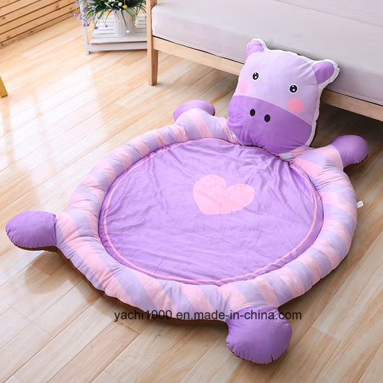 뜨거운 판매 귀여운 만화 카펫 플러시 장난감 아기 놀이 체육관 매트